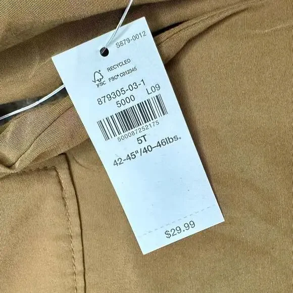 Old Navy Kids Hooded Windbreaker Jacket, Sz 5T - Picture 5 of 6